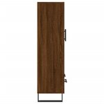 vidaXL Buffet haut chêne marron 69 5x31x115 cm bois d'ingénierie