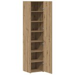 vidaXL Chêne artisan 40 x 42 5 x 185 cm Bois d'ingénierie
