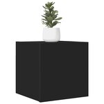 vidaXL Meubles TV muraux 2 Pièces Noir 30 5x30x30 cm