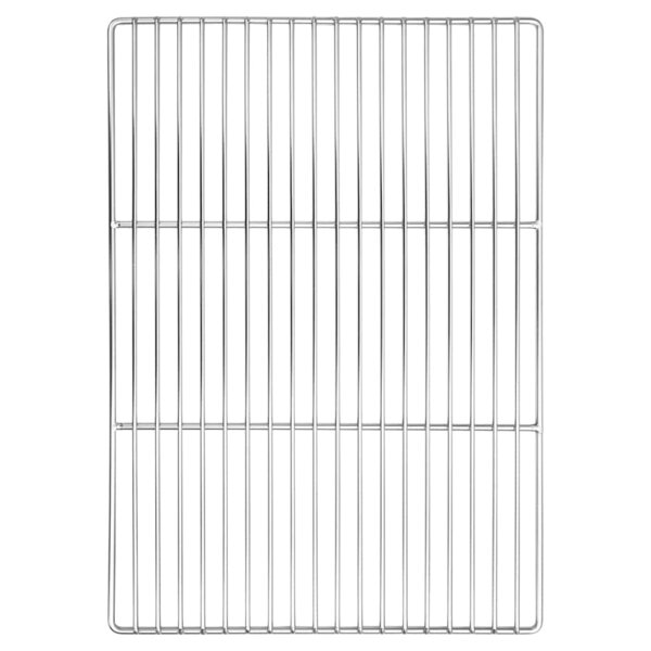 vidaXL Grille de barbecue Argent 50 x 35 cm Acier inoxydable