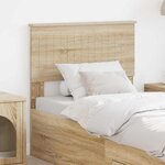 vidaXL Tête de lit Chêne Sonoma 80 cm Bois d'ingénierie