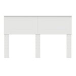 vidaXL Tête de lit Blanc 150 cm Bois d'ingénierie