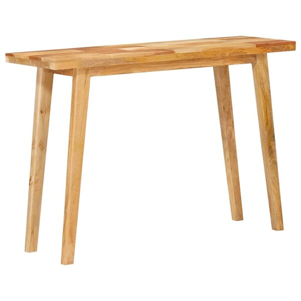 vidaXL Table à dîner Naturel 100 x 35 x 75 cm Bois de mangue massif