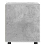 vidaXL Armoire de rangement Gris béton 40 x 48 x 57 cm