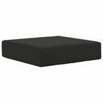 vidaXL Coussin de Siège d'Extérieur Noir 40 x 40 x 8 cm