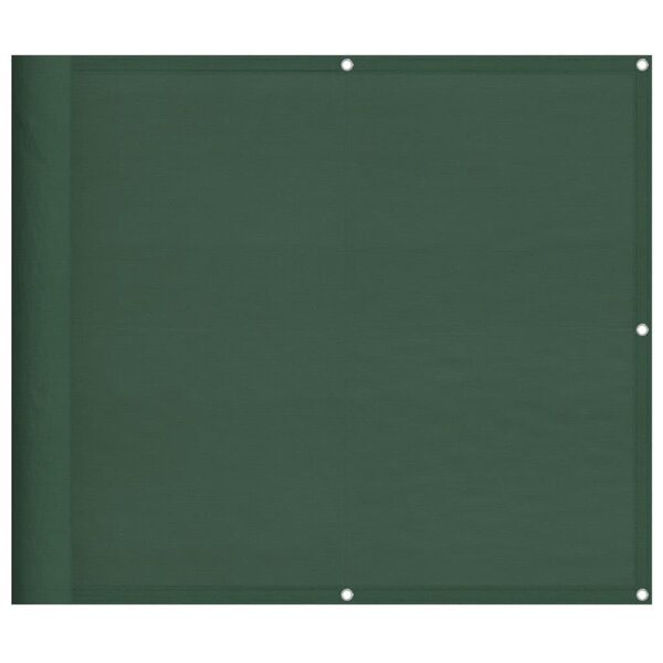 vidaXL Écran de balcon vert foncé 90x800 cm 100  polyester oxford