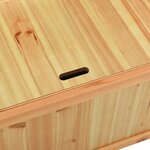 vidaXL Banc 107x45x75 5 cm Bois de sapin solide
