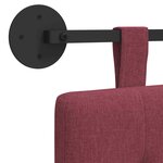 vidaXL Tête de lit suspendue Tissu