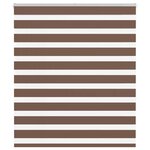 vidaXL Store zèbre marron 120x150cm largeur du tissu 115 9cm polyester