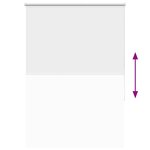 vidaXL Store enrouleur occultant largeur du tissu 105 7 cm polyester