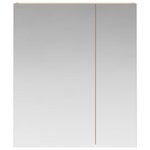 vidaXL Armoire Miroir de Salle de Bain Chêne Sonoma 60 x 14 5 x 70 cm