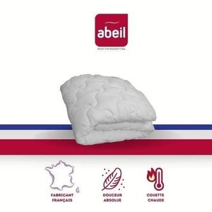 ABEIL Couette chaude 200 x 200 cm blanc