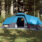 vidaXL Tente à dôme 11 personnes bleu imperméable