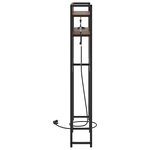 vidaXL Tête de lit avec étagère Chêne marron 90 cm Bois d'ingénierie