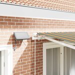 vidaXL Auvent Rétractable with 300 x 250 cm Vert et jaune