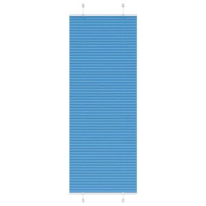 vidaXL Store plissé bleu 75x200 cm largeur du tissu 74 4 cm polyester