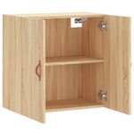 vidaXL Armoire murale chêne sonoma 60x31x60 cm bois d'ingénierie