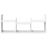 vidaXL Armoire murale 100x18x40 cm blanc bois d'ingénierie