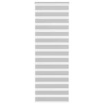 vidaXL Store zèbre gris clair largeur du tissu 65 9 cm polyester