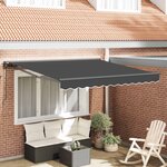 vidaXL Cadre d'auvent Anthracite 300 x 250 cm