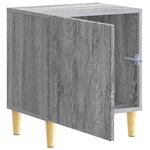 vidaXL Table de chevet 2 pièces Sonoma gris 43 x 34 5 x 50 cm