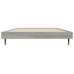 vidaXL Cadre de lit sonoma gris 90x190 cm bois d'ingénierie