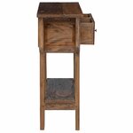 vidaXL Table console bois de récupération mélangé 80x35x80 cm
