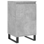 vidaXL Buffets 2 Pièces gris béton 40x35x70 cm bois d'ingénierie