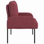 vidaXL Canapés avec coussin 55cm Bordeaux Contreplaqué