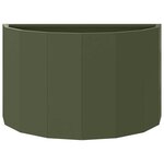 vidaXL Jardinière Vert olive 60 x 30 x 35 cm Acier