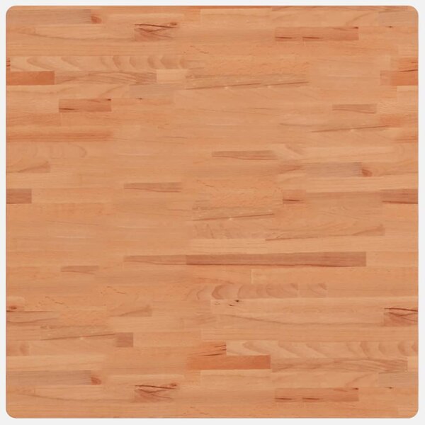 vidaXL Dessus de table 80x80x4 cm carré bois massif de hêtre