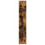 vidaXL Armoires à CD 2 Pièces Chêne fumé 21x16x93 5 cm Bois d'ingénierie
