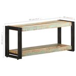 vidaXL Meuble TV 90x30x40 cm Bois de récupération massif