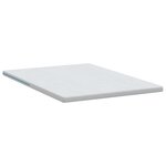 vidaXL Surmatelas Blanc 140 x 200 cm Mousse à mémoire de gel