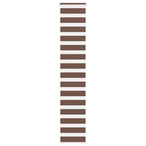 vidaXL Store zèbre marron 45x230 cm largeur du tissu 40 9 cm polyester