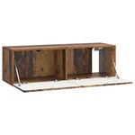 vidaXL Meuble TV mural Bois ancien 98 x 31 x 30 cm Bois d'ingénierie