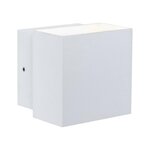 Applique murale LED en saillie Cybo carrée 2x3 W grise 1001x00 mm