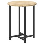 vidaXL Ensemble de tables d'appoint 2 Pièces Chêne Sonoma et noir