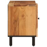 vidaXL Meuble TV 80x33x46 cm bois d'acacia massif