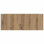 vidaXL Meubles TV muraux 2 Pièces chêne artisanal 80x30x30 cm