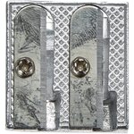 Taille-crayons duo en aluminium forme biseautée HERLITZ