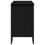 vidaXL Cabinet de Lavabo Chêne noir 91 x 35 x 60 cm Bois d'ingénierie