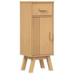 vidaXL Ensemble de meubles de salle de bain avec tiroir 4 Pièces Marron