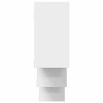 vidaXL Étagère murale blanc 159x18x66 cm bois d'ingénierie