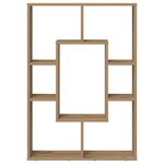 vidaXL Bibliothèque chêne artisanal 63x20x90 cm bois d'ingénierie