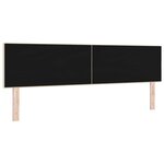 vidaXL Tête de lit LED avec bandes LED Crème 180 cm tissu