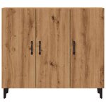 vidaXL Buffet chêne artisanal 90x34x80 cm bois d'ingénierie