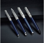 Waterman hémisphère l'essence du bleu stylo bille  bleu  recharge bleue pointe moyenne  coffret cadeau