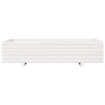 vidaXL Jardinière blanc 110x60x26 5 cm bois de pin massif
