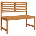 Banc de jardin vidaXL 100x50x91 cm en bois massif d'acacia